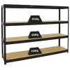 PROREGAL Schwerlastregal Dino 180x240x60 cm Fachlast 450kg Schwarz