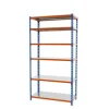 PROREGAL Schwerlastregal Giant Metal Shark HxBxT 250 x 80 x 50 cm Fachlast 180 kg Blau-Orange