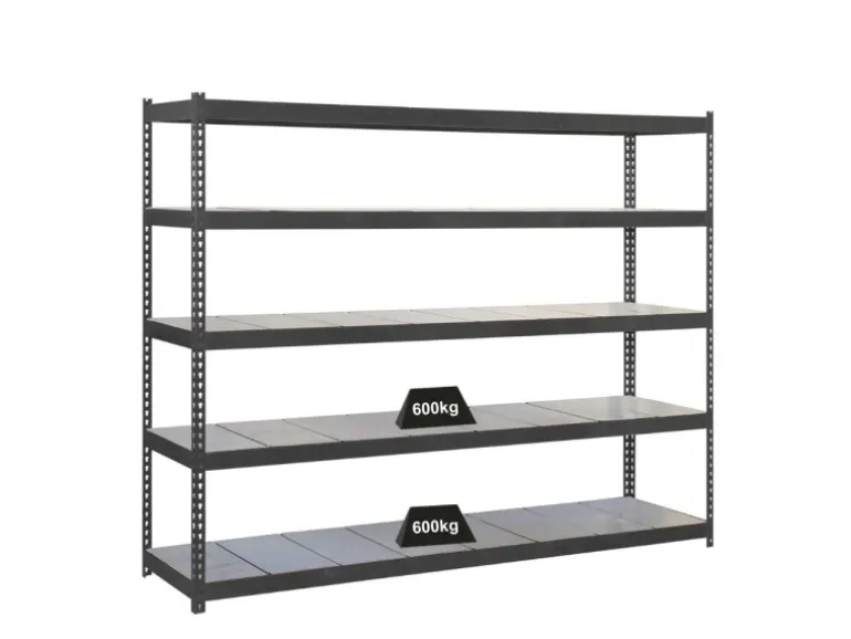 PROREGAL Schwerlastregal Metal Beast Five HxBxT 200 x 150 x 90 cm Fachlast 600 kg Anthrazit
