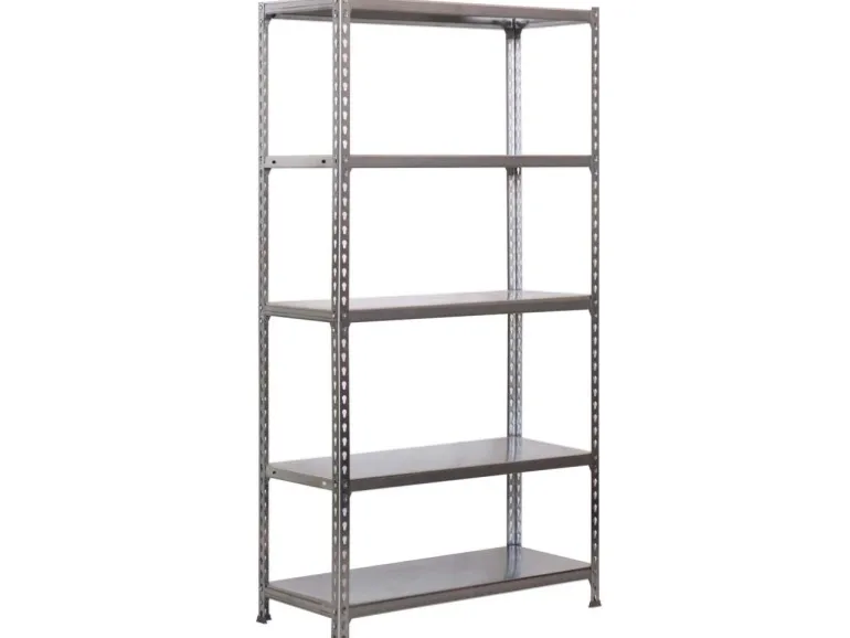 PROREGAL Schwerlastregal Big Metal Shark HxBxT 200 x 100 x 50 cm Fachlast 180 kg Verzinkt