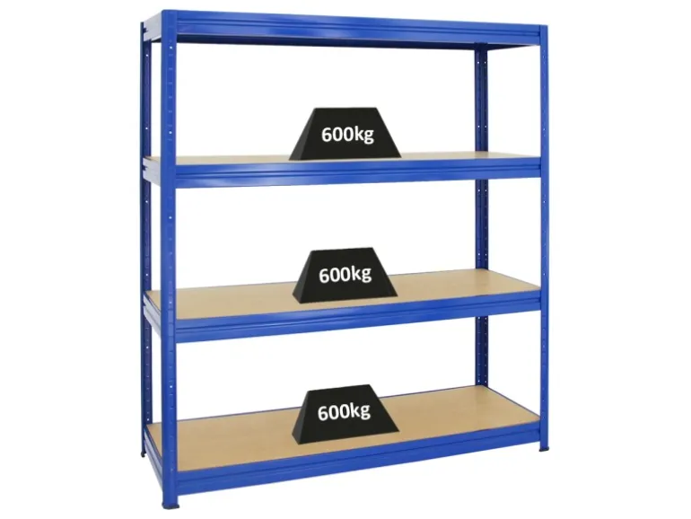 PROREGAL Schwerlastregal Dino HxBxT 180 x 160 x 60 cm Fachlast 600 kg Blau