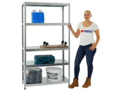 PROREGAL Schwerlastregal Steel Eagle HxBxT 180 x 100 x 40 cm Fachlast 130 kg Verzinkt