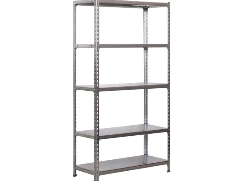 PROREGAL Schwerlastregal Metal Shark HxBxT 180 x 90 x 40 cm Fachlast 180 kg Verzinkt