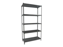 PROREGAL Schwerlastregal Big Metal Shark HxBxT 200 x 110 x 30 cm Fachlast 200 kg Anthrazit-Anthrazit