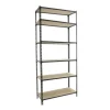 PROREGAL Schwerlastregal Giant Muli HxBxT 250 x 80 x 30 cm 6 Fachböden Fachlast 150 kg Anthrazit