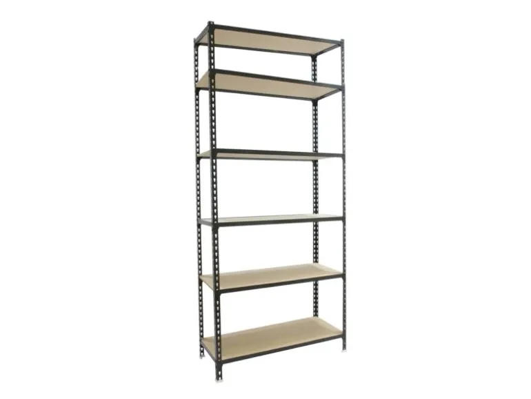 PROREGAL Schwerlastregal Giant Muli HxBxT 250 x 80 x 30 cm 6 Fachböden Fachlast 150 kg Anthrazit