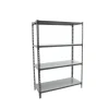 PROREGAL Schwerlastregal Mid Metal Shark HxBxT 150 x 80 x 40 cm Fachlast 180 kg Anthrazit-Verzinkt