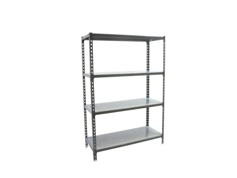 PROREGAL Schwerlastregal Mid Metal Shark HxBxT 150 x 80 x 40 cm Fachlast 180 kg Anthrazit-Verzinkt
