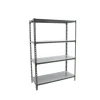 PROREGAL Schwerlastregal Mid Metal Shark HxBxT 150 x 80 x 50 cm Fachlast 180 kg Anthrazit-Verzinkt