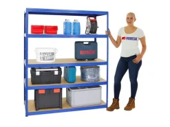 PROREGAL Schwerlastregal Giant Elephant HxBxT 180 x 150 x 60 cm Fachlast 200 kg Blau