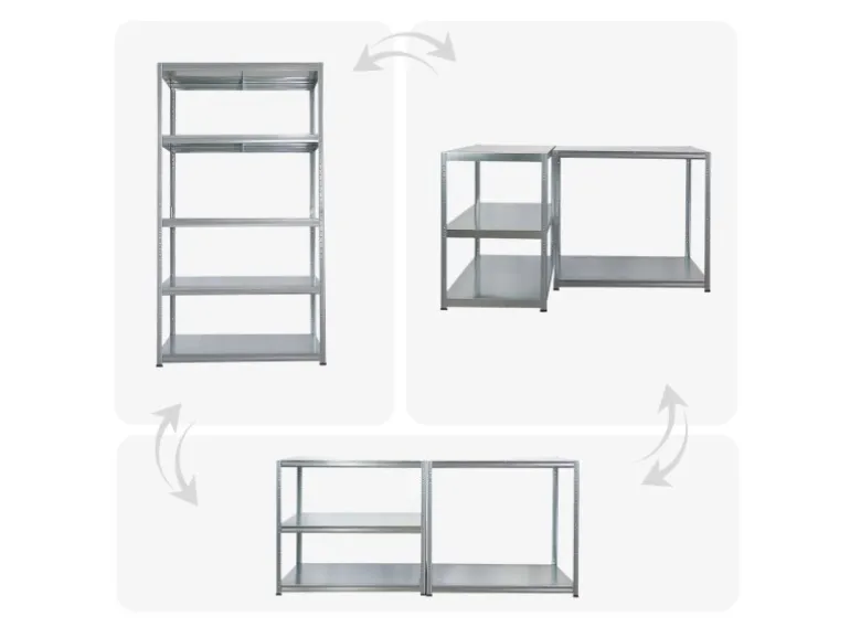 PROREGAL Schwerlastregal Steel Eagle HxBxT 180x100x60cm Fachlast 130kg Verzinkt