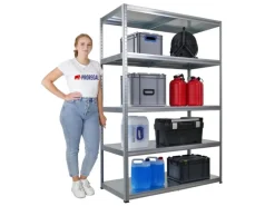 PROREGAL Schwerlastregal Steel Eagle HxBxT 180x120x60cm Fachlast 130kg Verzinkt