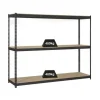 PROREGAL Schwerlastregal Mid Wood Yeti Three HxBxT 150 x 150 x 45 cm Fachlast 400 kg Anthrazit