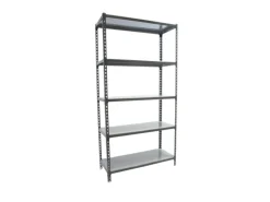 PROREGAL Schwerlastregal Big Metal Shark HxBxT 200 x 110 x 40 cm Fachlast 200 kg Anthrazit-Verzinkt