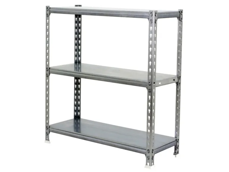PROREGAL Schwerlastregal Baby Metal Shark HxBxT 90 x 100 x 30 cm Fachlast 180 kg Verzinkt