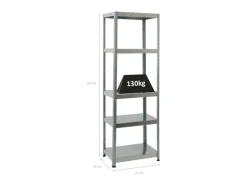 PROREGAL Schwerlastregal Steel Eagle HxBxT 180 x 60 x 40 cm Fachlast 130 kg Verzinkt