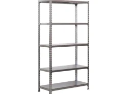 PROREGAL Schwerlastregal Metal Shark HxBxT 180 x 80 x 30 cm Fachlast 180 kg Verzinkt