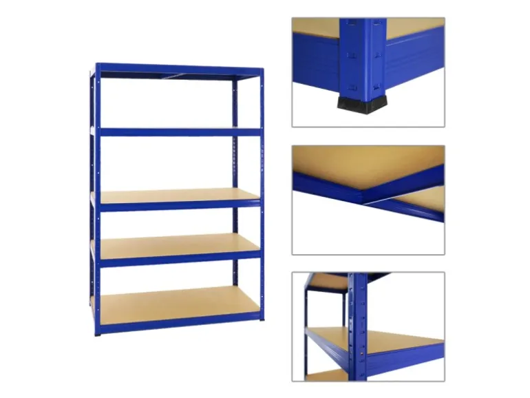 PROREGAL Schwerlastregal Big Elephant M HxBxT 180 x 120 x 60 cm Fachlast 250 kg Blau