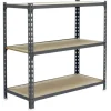 PROREGAL Schwerlastregal Baby Muli HxBxT 90 x 90 x 30 cm 3 Fachböden Fachlast 150 kg Grau