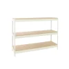 PROREGAL Schwerlastregal Wood Beast Three HxBxT 200 x 240 x 45 cm Fachlast 400 kg Weiß