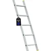 PROREGAL Sprossen-Anlegeleiter Economy Plus Ohne Traverse 5 Sprossen Arbeitshöhe 2,43 m Traglast 150 kg