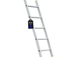 PROREGAL Sprossen-Anlegeleiter Economy Plus Ohne Traverse 5 Sprossen Arbeitshöhe 2,43 m Traglast 150 kg