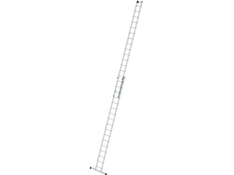 PROREGAL Sprossen-Schiebeleiter mit Standard-Traverse 2 x 17 Sprossen