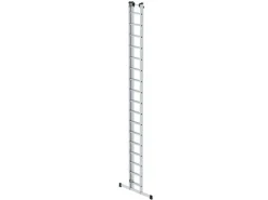 PROREGAL Sprossen-Schiebeleiter mit Standard-Traverse 2 x 17 Sprossen