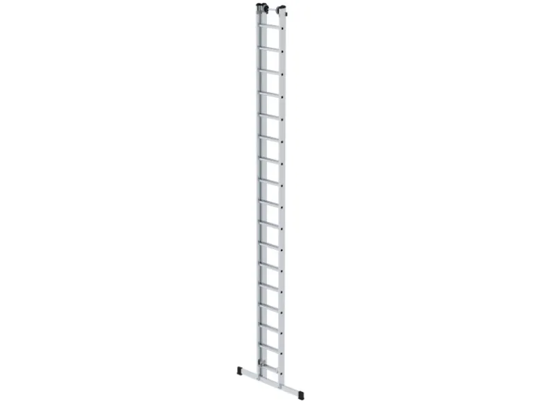 PROREGAL Sprossen-Schiebeleiter mit Standard-Traverse 2 x 17 Sprossen
