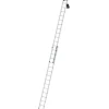 PROREGAL Sprossen-Schiebeleiter 2-Teilig Ohne Traverse 2 x 14 Sprossen