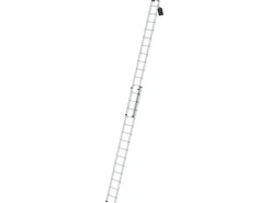 PROREGAL Sprossen-Schiebeleiter 2-Teilig Ohne Traverse 2 x 14 Sprossen