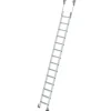 PROREGAL Stufen-Regalleiter Fahrbar 14 Stufen