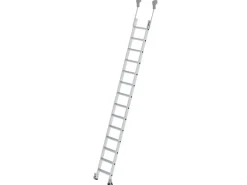 PROREGAL Stufen-Regalleiter Fahrbar 14 Stufen