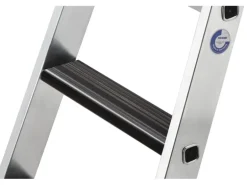 PROREGAL Stufen-Stehleiter Beidseitig Begehbar mit Clip-Step Relax 2 x 3 Stufen