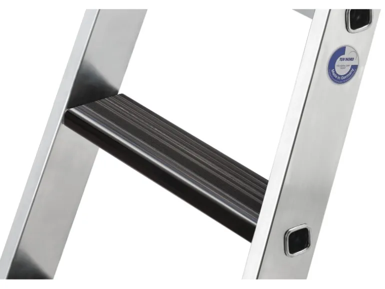 PROREGAL Stufen-Stehleiter Beidseitig Begehbar mit Clip-Step Relax 2 x 14 Stufen