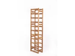 PROREGAL Weinregal Pinotwine HxBxT 166 x 43,4 x 25 cm 44 Flaschen Massives Kiefernholz Braun Geölt