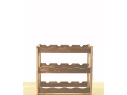 PROREGAL Weinregal Pinotwine HxBxT 38 x 43 x 25 cm 12 Flaschen Massives Kiefernholz Braun Geölt
