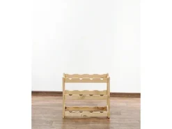 PROREGAL Weinregal Pinotwine HxBxT 38 x 43 x 25 cm 12 Flaschen Massives Kiefernholz Natur Unbehandelt