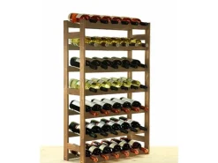 PROREGAL Weinregal Pinotwine HxBxT 102 x 63 x 25 cm 42 Flaschen Massives Kiefernholz Braun Geölt