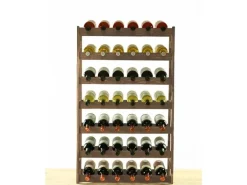 PROREGAL Weinregal Pinotwine HxBxT 102 x 63 x 25 cm 42 Flaschen Massives Kiefernholz Braun Geölt