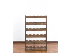 PROREGAL Weinregal Pinotwine HxBxT 86 x 53 x 25 cm 30 Flaschen Massives Kiefernholz Braun Geölt
