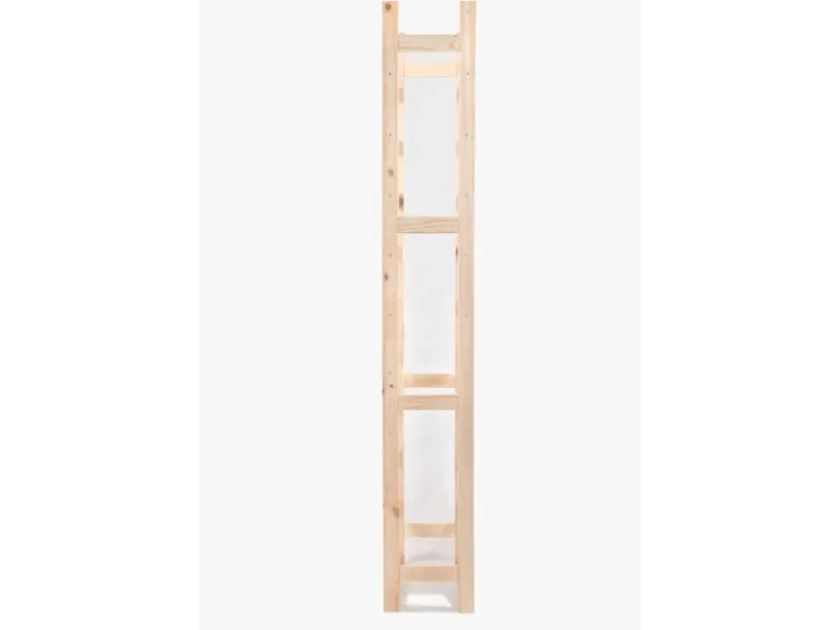 PROREGAL Weinregal Pinotwine HxBxT 166 x 43,4 x 25 cm 44 Flaschen Massives Kiefernholz Natur unbehandelt