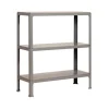 PROREGAL Wohnregal Living Koala Metal mit 3 Fachböden HxBxT 90 x 80 x 30 cm Fachlast 150 kg Grau/Grau