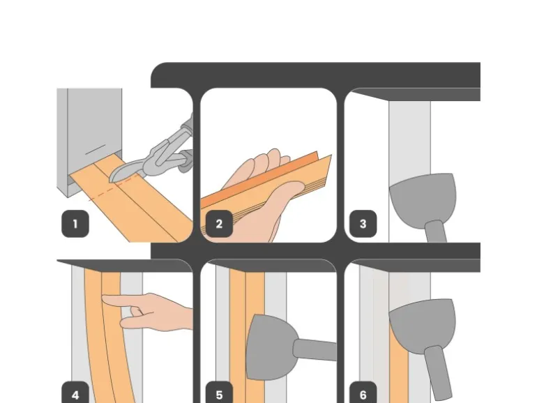 Protektor Kantenprofil Rolle 30,4m Papier Weiß Fugenband Trockenbau