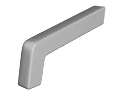 PVC-Seitenteile Silber 11 cm 2 Stück