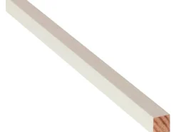 Quadratleiste Weiß lackiert 10 mm x 10 mm Länge 900 mm