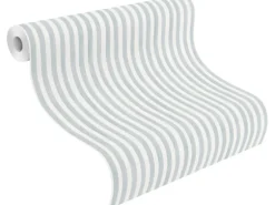 Rasch Vliestapete Bambino XIX 252743 Streifen Blau 10,05 m x 0,53 m