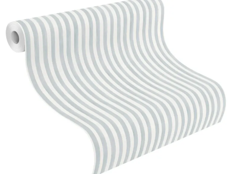 Rasch Vliestapete Bambino XIX 252743 Streifen Blau 10,05 m x 0,53 m