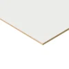 Rückwandplatte HDF einseitig Weiß 120 cm x 60 cm x 0,3 cm