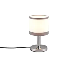Reality Design-Tischlampe Davos 1-flammig Chrom 12 cm x 12 cm